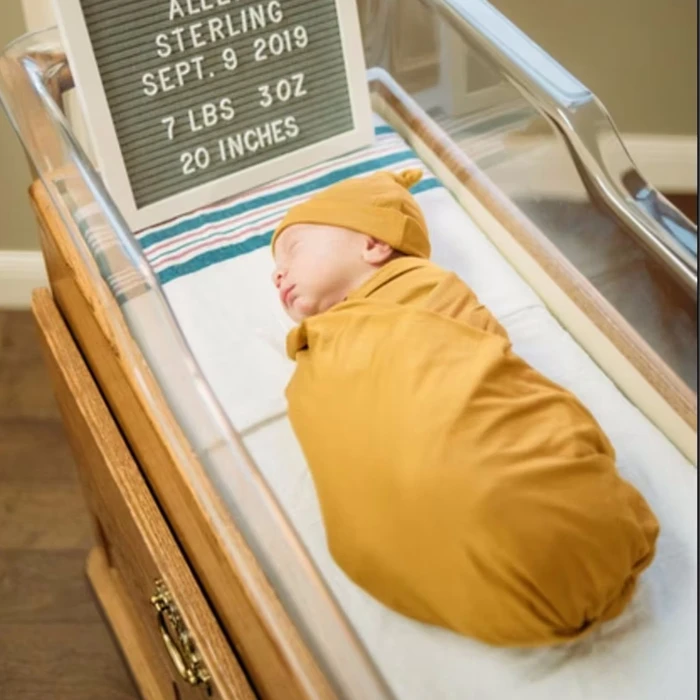 New Sale Matching Baby Swaddle Blanket Maternity Robe For Photo Shoot