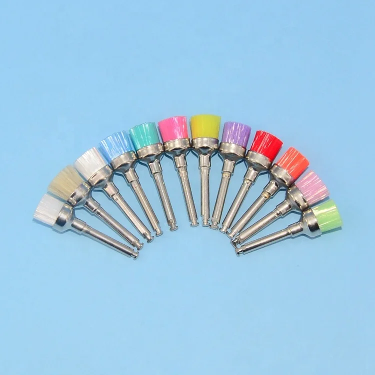 RTS High Quality Latch Type Prophy Brushes Disposable Cup Dental Polishing Brush