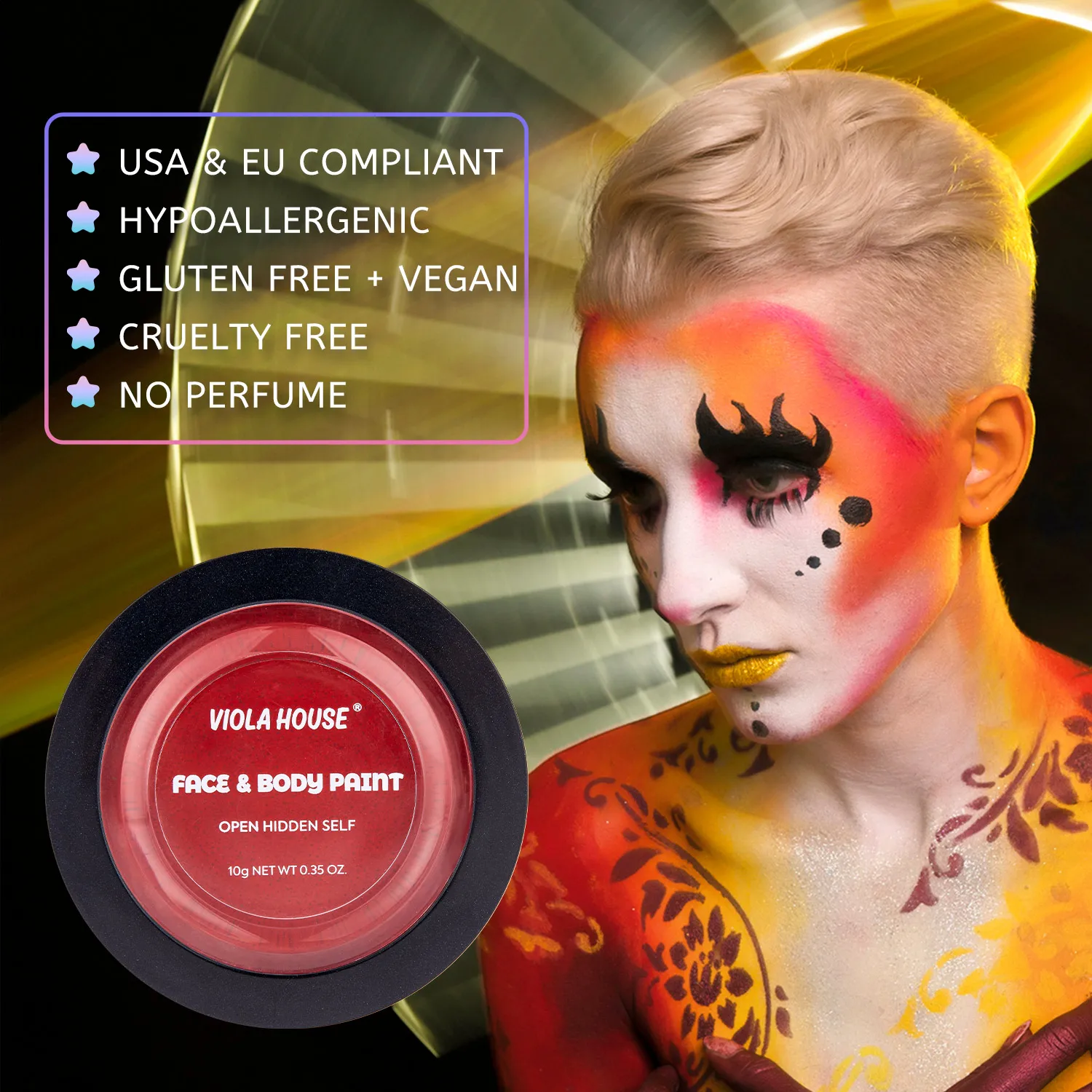 Water Based Face And Body Paint Professional Face And Body Paint