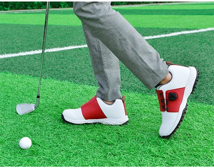 Golf Shoes Fashion Leather Waterproof Men's Sports Shoes Golf