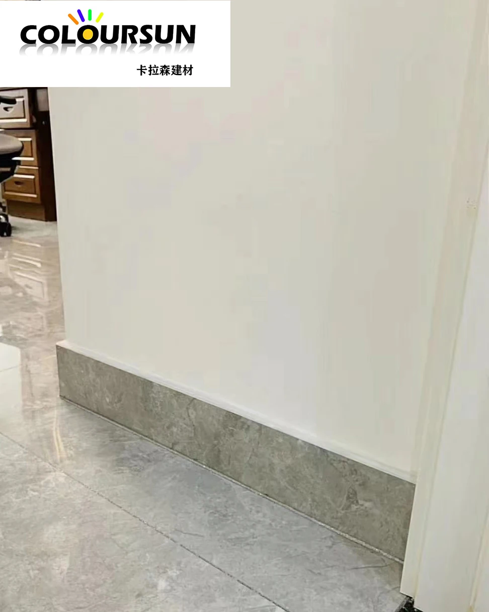 Coloursun Flat Skirting Border Tiles Porcelain Full Polished Modern