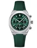 Green chronograph watch