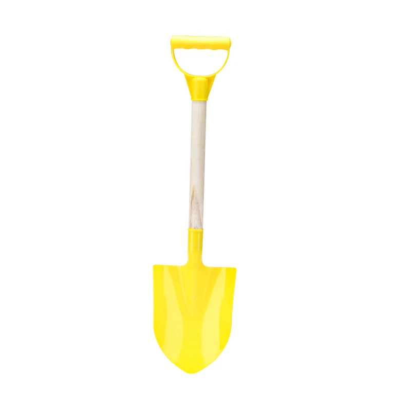 Beach Wooden Shovel 60cm Long Handle Gardening Tools Kit Wooden Beach