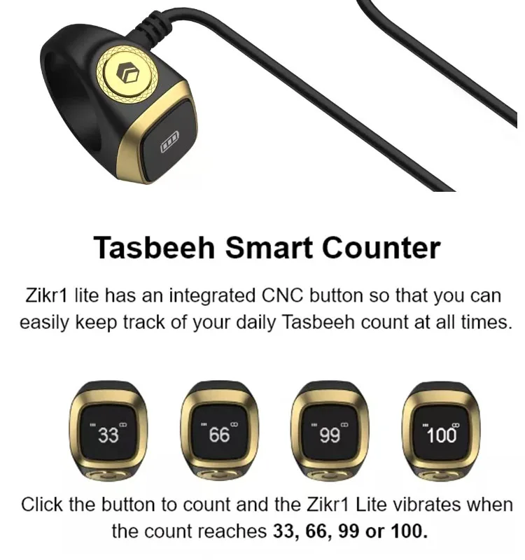 Anello Smart Al Salama Tasbih Zikr: Il Tuo Compagno Digitale Per La Preghiera