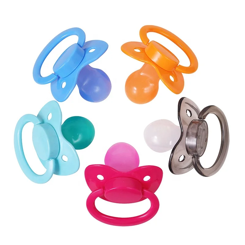 Colorful Abdl Silicone Adult Baby Pacifier Nipple Dummy Adult Pacifier