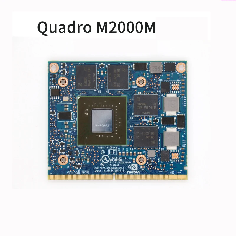 Один год гарантии M2000M 4G профессиональная видеокарта gpu nvidia M4800 ZBOOK15 17 для ноутбуков HP