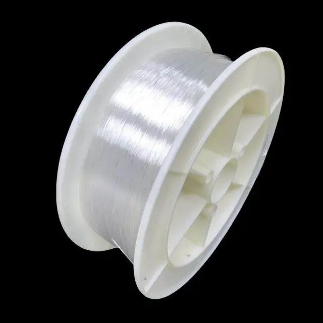 
Thinnest 0.25mm PMMA Plastic Fiber Optic Thread for Waving Luminous Fabric Textile 