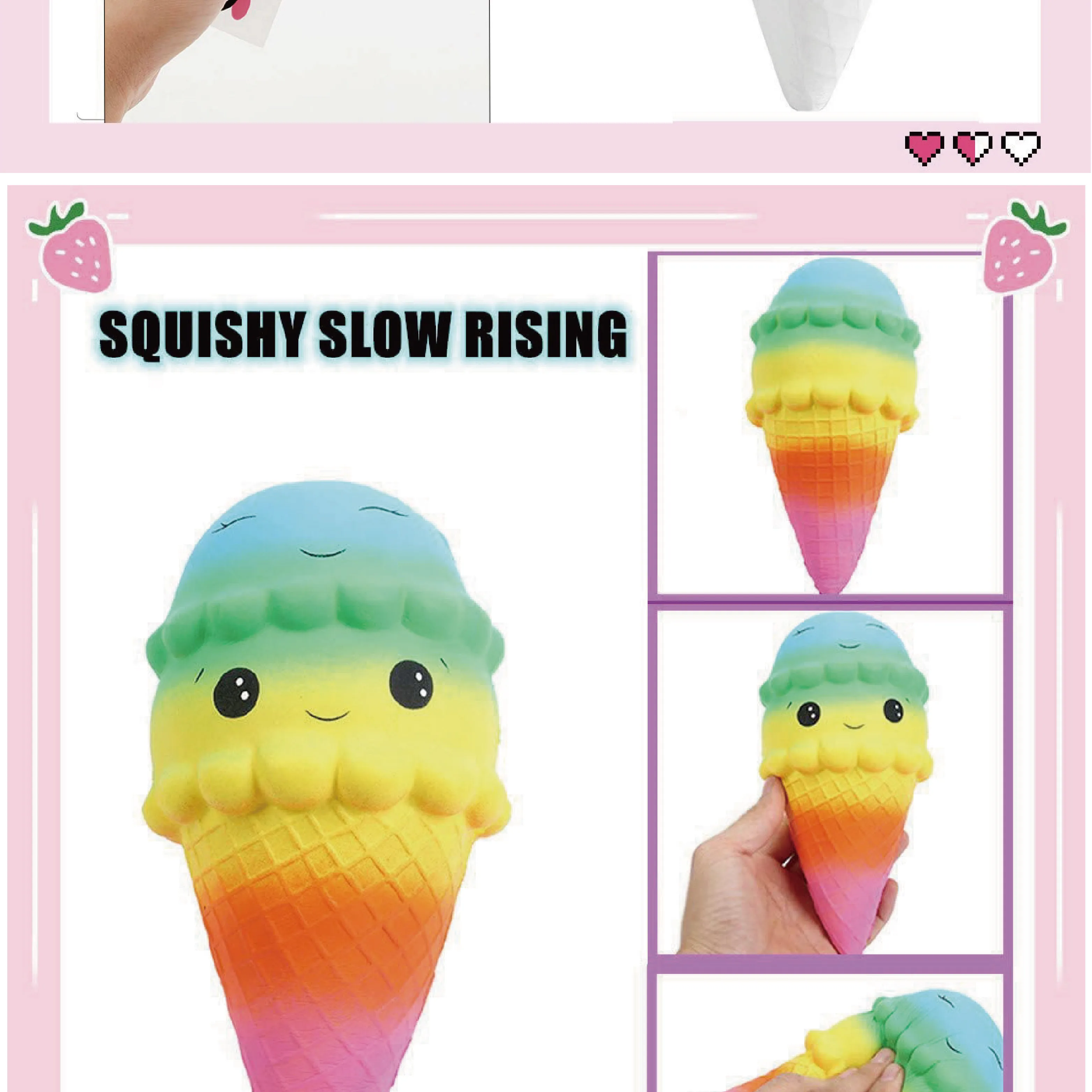 Diy Dessert Paint Toys White Blank Arts And Crafts Kawaii Soft Creamy