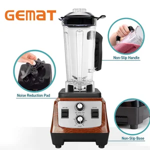 Electric Blender Machine with Automatic Variable Speed Push Button Controls BPA-Free Container 6 Blades for Household Hotel Use