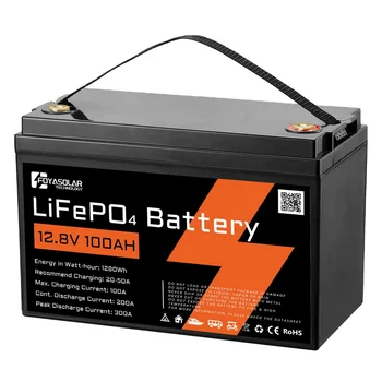 Foya Solar RV Application Litthium Battery 12V 100AH 200AH 300AH 12V Lifepo4 Battery