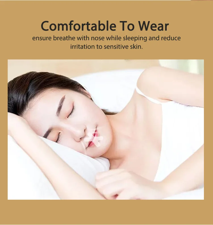 Mouth Tape For Sleeping,Keep Mouth Closed Sleep Strips Stop Snoring To