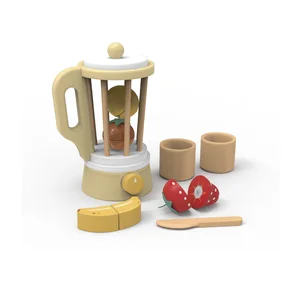 Modern Kitchen Toys Extractor Educational Multifunctional Pretend Play Wooden Toys