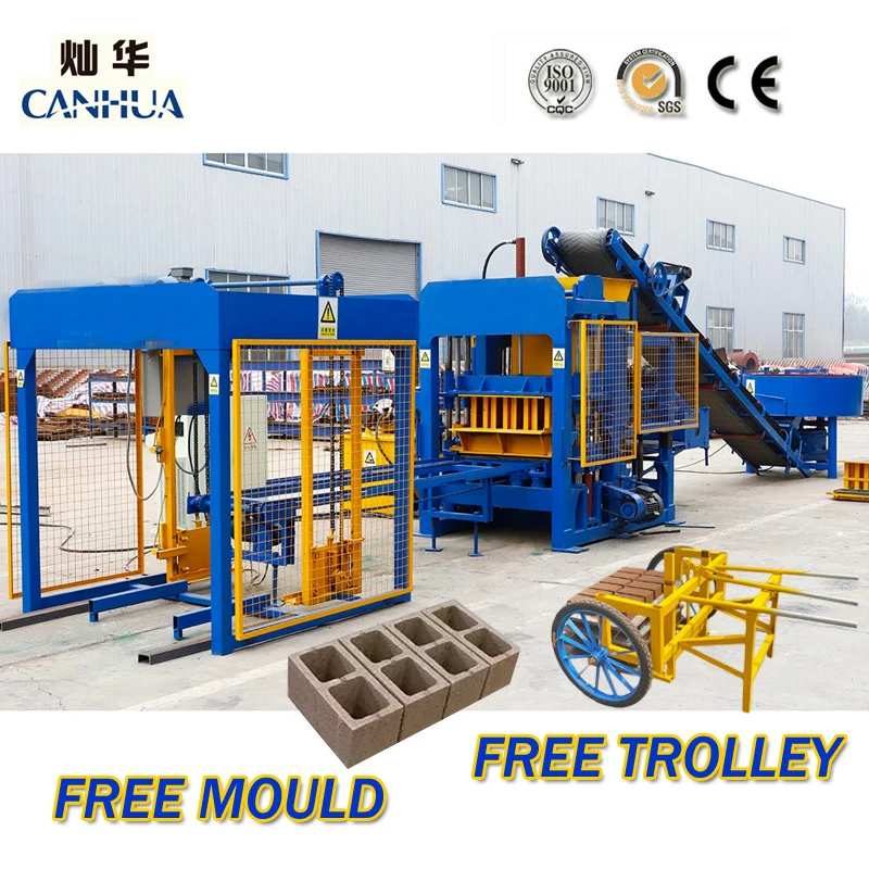 QT4-15 Automatic Hollow Block Machine Cement Concrete Block Making Machine South Africa Indonesia Brick Making Machine Pakistan