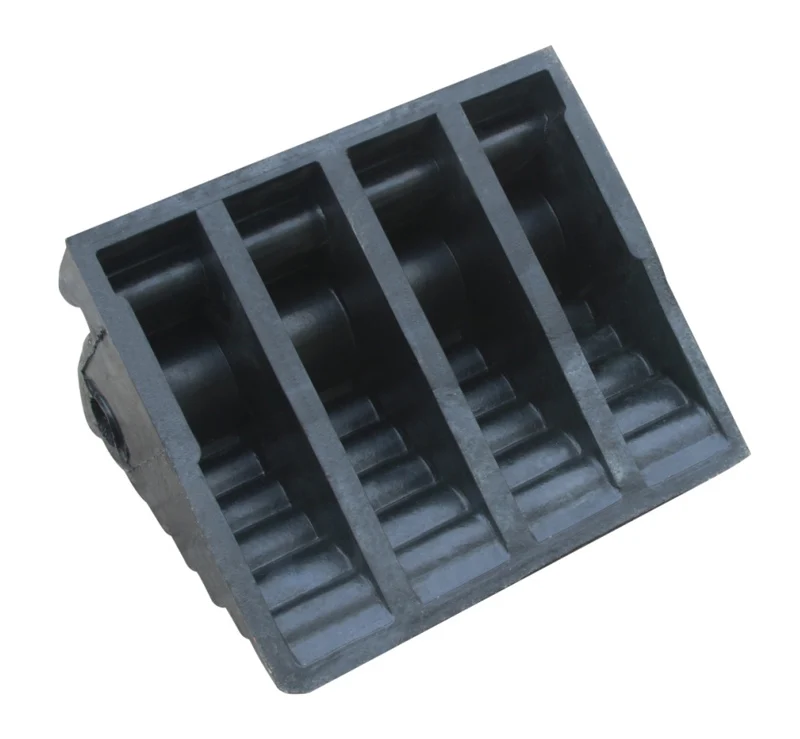 Portable Stopper, Rear Wheel Stop for Large Trucks, Slope Reverse Anti-skid, Rubber Wheel Chock WC19 manufacture