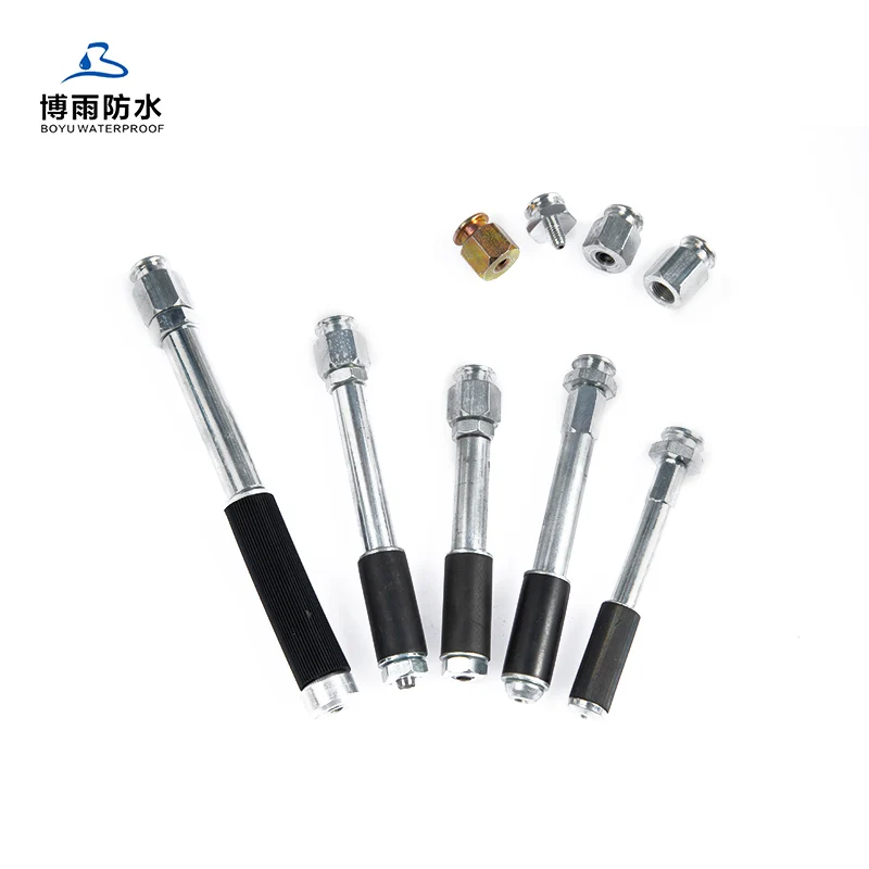 Flat Button Head Grouting Steel Injection Packers 16*125mm Steel Injection Packers