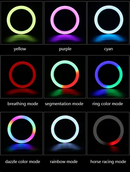 10 Inch 360 U Dimmable Led Selfie Foldable Portable Fill Ring Light product image