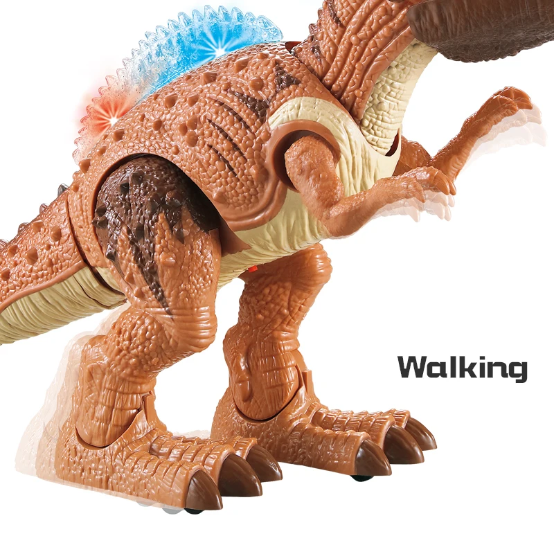 Walking Remote Control Dinosaur Toy Allosaurus With Sound & Light, Oem