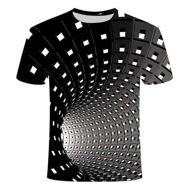 Hot Selling Summer Casual 3d Print Pattern Men's T-shirt Custom Graphic ...