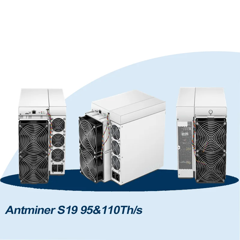 BTC Bitcoin Miner Machine Asic Bitmain Antminer S19 Pro 110th