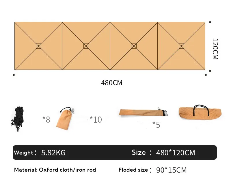 Outdoor Caravan Privacy Shield For Garden Charcoal Grills Bbq Picnic Richly Windbreaks factory