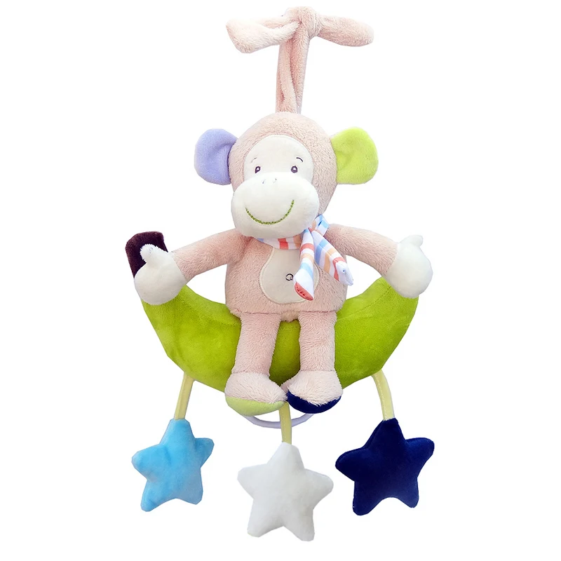 Мультяшные детские игрушки на возраст 0-12 месяцев, подвесные погремушки для кроватки, коляски, детская Мобильная плюшевая игрушка для новорожденных, детские игрушки для малышей