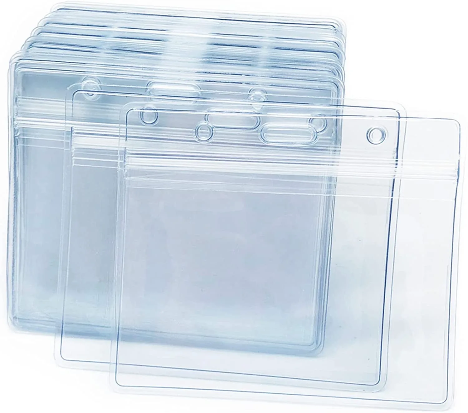 Waterproof Protector Cover Transparent Pvc Pop up ID Card Holder Wallet