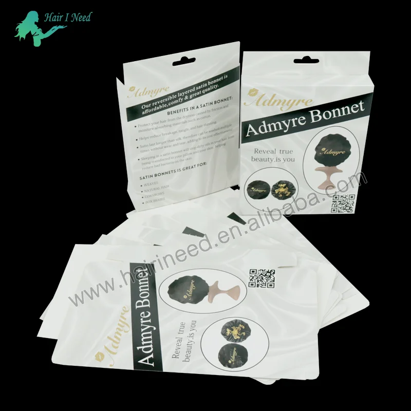 Hair Accessories Packaging Custom Silk Satin Box Drugs