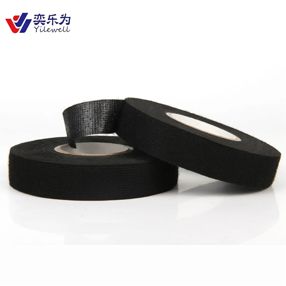 YLW YLW-R001 Single-Sided Pressure Sensitive Acrylic Adhesive Flannel Insulation Tape 0.3mm Thickness 10m Length Paper Masking