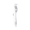 Natural-colored small fork