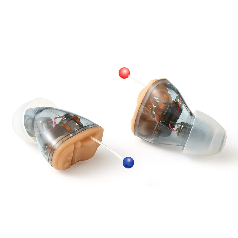RIYIN 22 8 Channels Bone conduction hearing aid for adults Small CIC IIC Bone conduction hearing aid