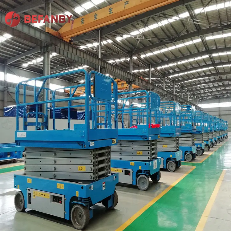 Hydraulic Automatic Motorized Aerial Platform Self Propelled Scissor ...