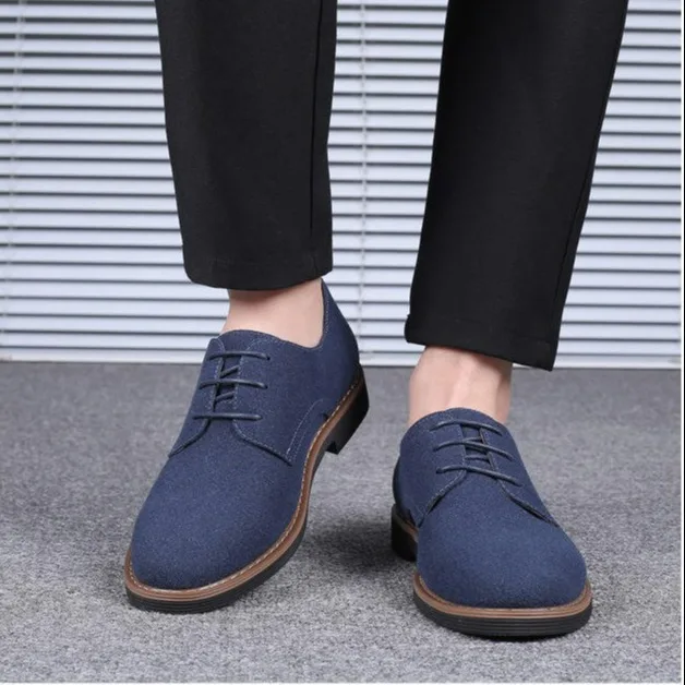 Hot Selling British Style Big Size Us 14 Eur 48 Men's Suede Leather ...