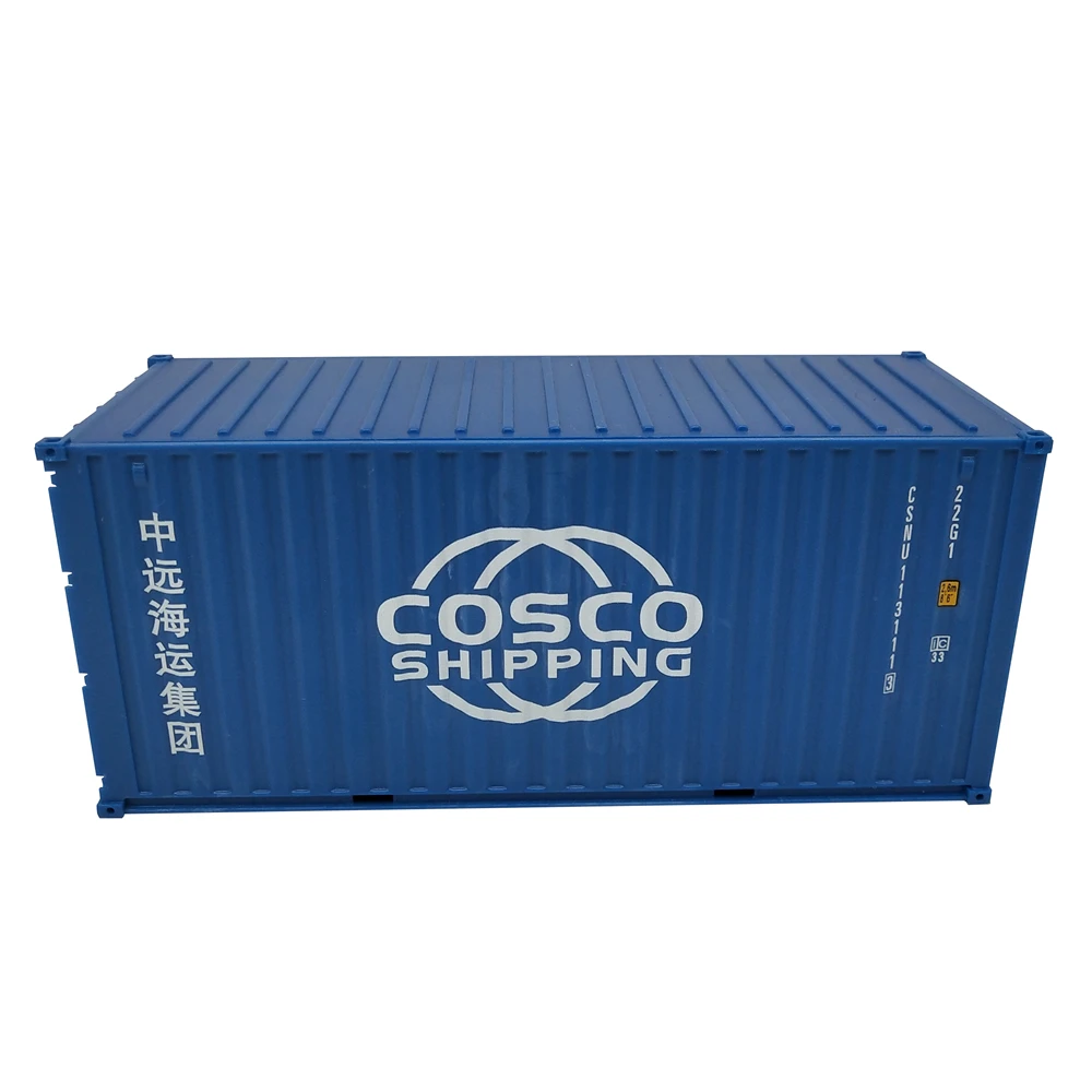 【A】17cm 1:35 HYUNDAI HMM logistics container scale model container model O.A.S ship model