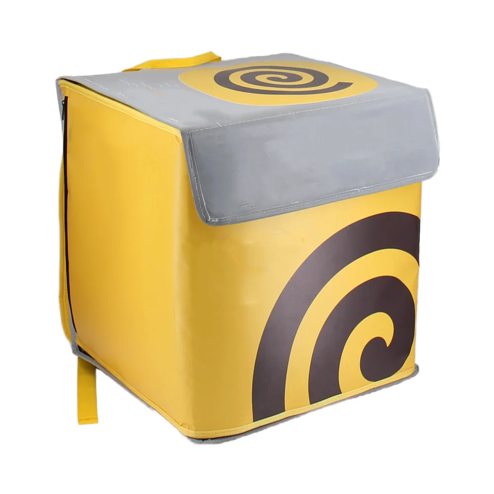 Customized Waterproof  Insulated Food Delivery Backpack Food Insulation Heated Bike Food Delivery Bag