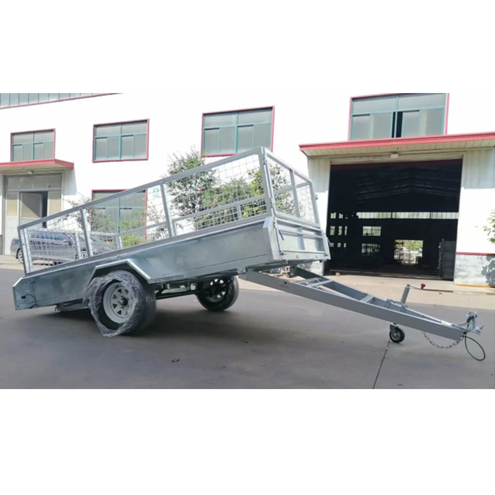 Tractor Trailer With Cage Box Trailer Motorcycle Small Box Trailer
