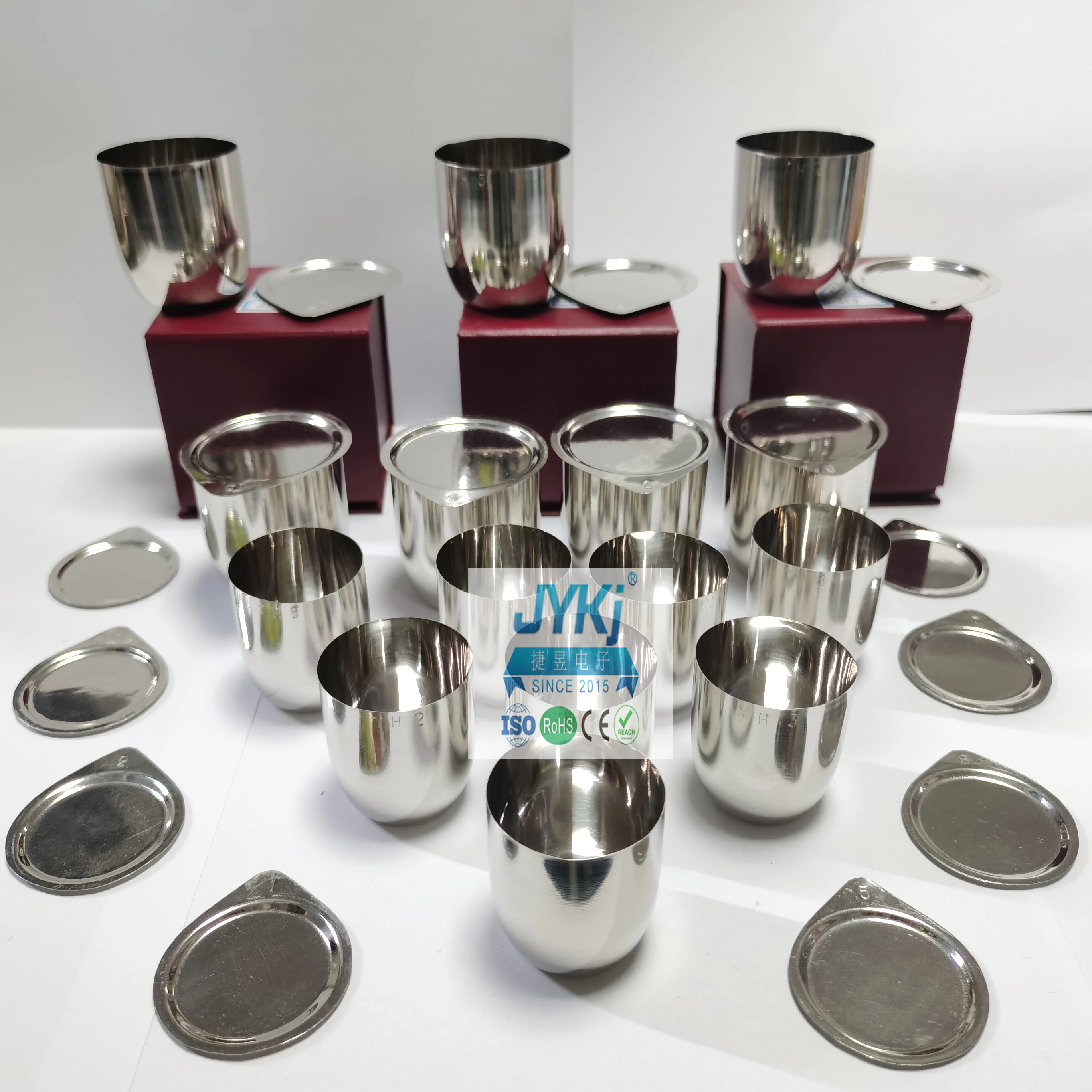 Стандартный Платиновый тигель, 30 мл и 50 мл, 99.95% чистота, Платиновый тигель