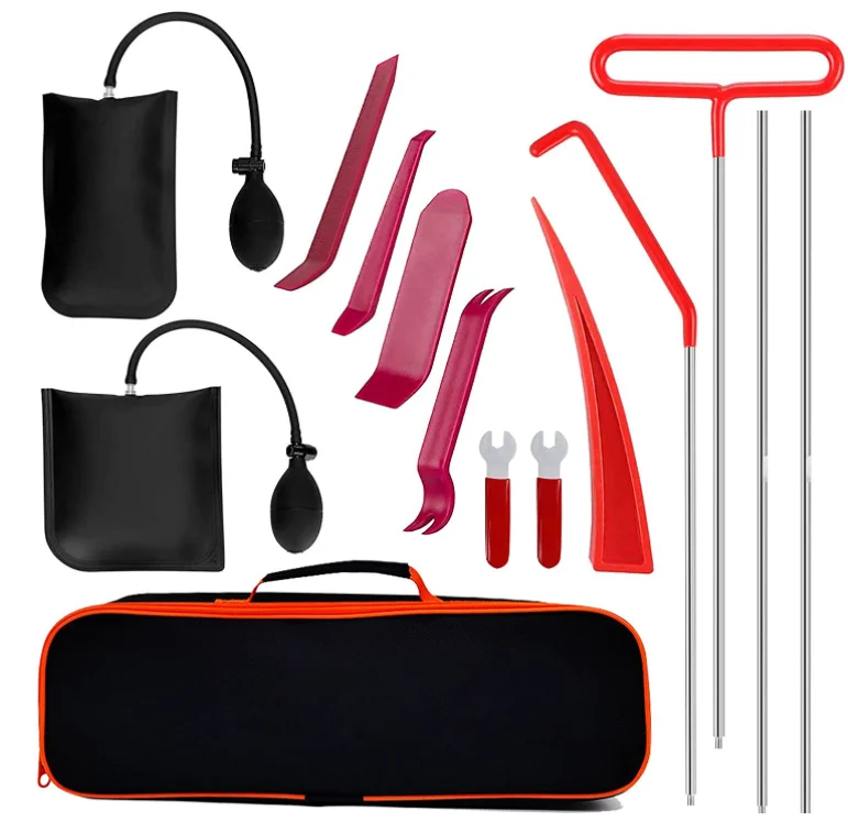 14 штук дальней досягаемости Grabber воздушный клин не замужества Туфли-танкетки сумка для автомобильного грузовика слесарных инструментов для автомобиля