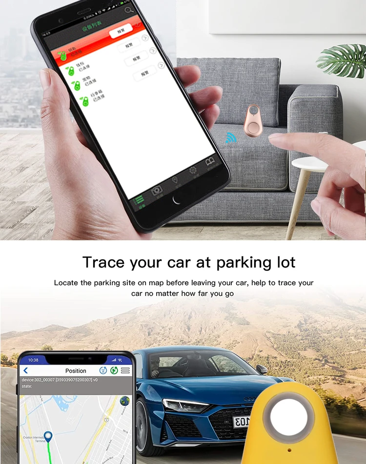 Cheap Price Pet Dog Gps Tracker Smart Smallest Key Locator Tracker