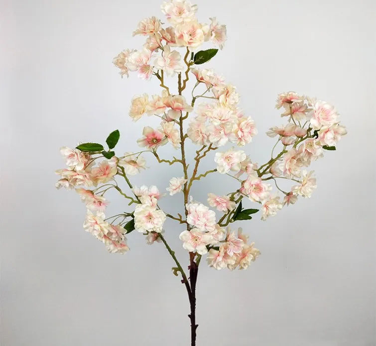 Wholesale Artificial Silk Cherry Blossom Branch Flowers For Wedding