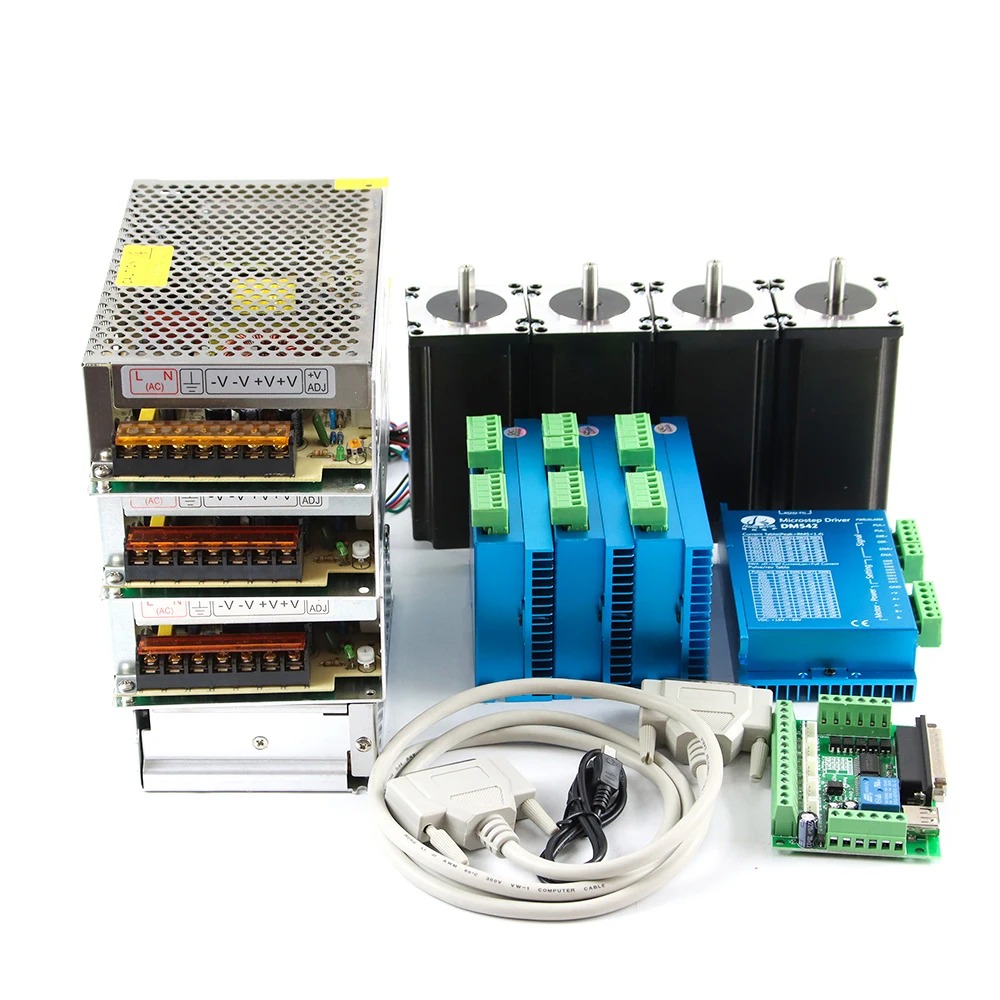 4 Axis CNC Router Kit - Nema 23 Stepper Motor Solutions