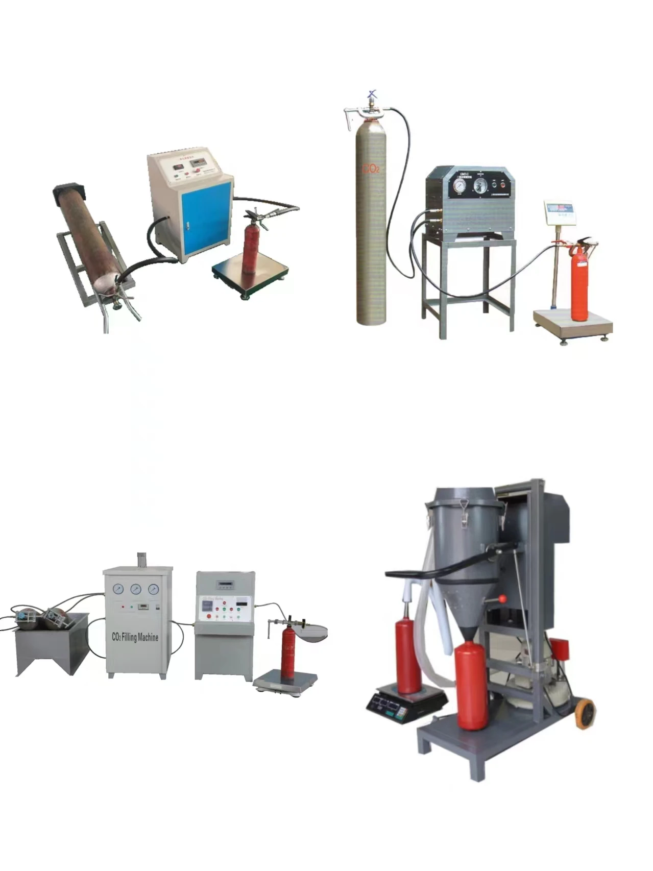 Factory Manufacturer  Fire Extinguisher Refilling Equipment 1.7MPa  Nitrogen Gas Filling Machine for Fire Extinguisher