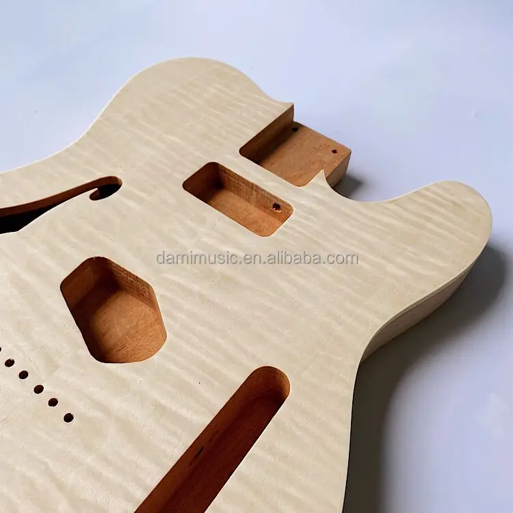 Unfinished Alder Electric Guitar Body Parts Replacement Tl Guitar Body
