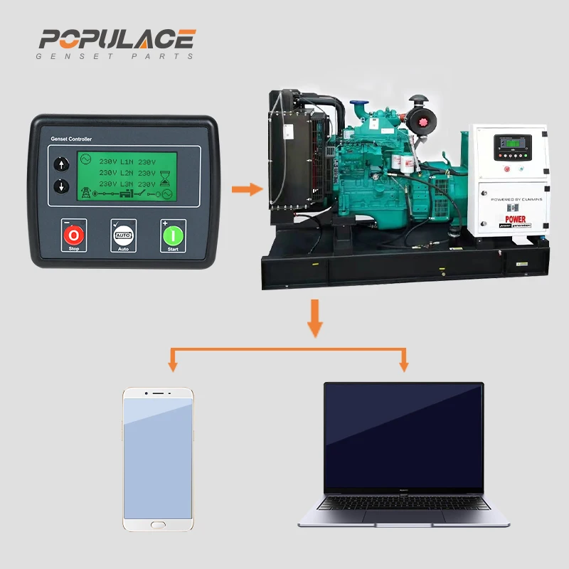 POPULACE Power Generator Auto Start Control Panel Board DSE4520 Generator Spare Parts 4520 Dse Control Module  DSE4520 MKII