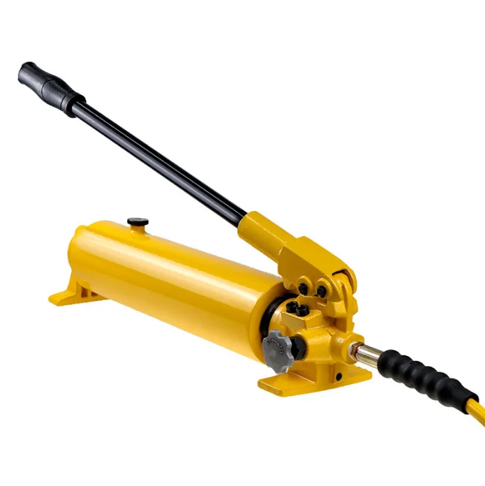 Manual Hydraulic Pump with Pressure Gauge 2-Speed Power Pack for Hydraulic Lifting High Efficiency Hand Pump