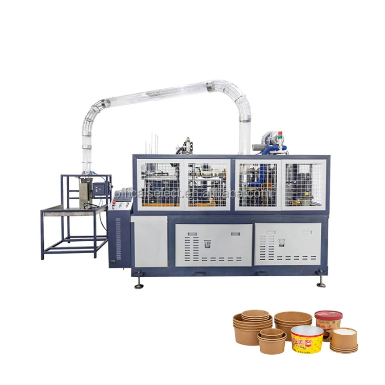 WJ-80 High Speed Biodegradable Bagasse Pulp Tableware Plate Lunch Food Box Making Machine Disposable Paper Dish Making Machine