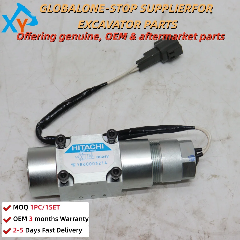 Original Genuine Solenoid Valve YB60003214 for Hitachi ZW180-6