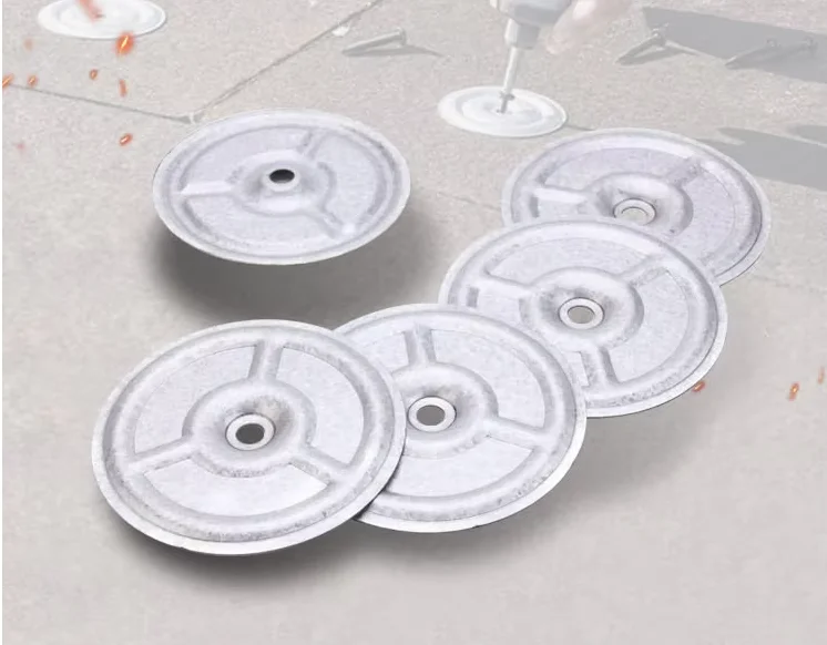 Стальная шайба с гальвалумным покрытием D60 для кровельной мембраны TPO и PVC