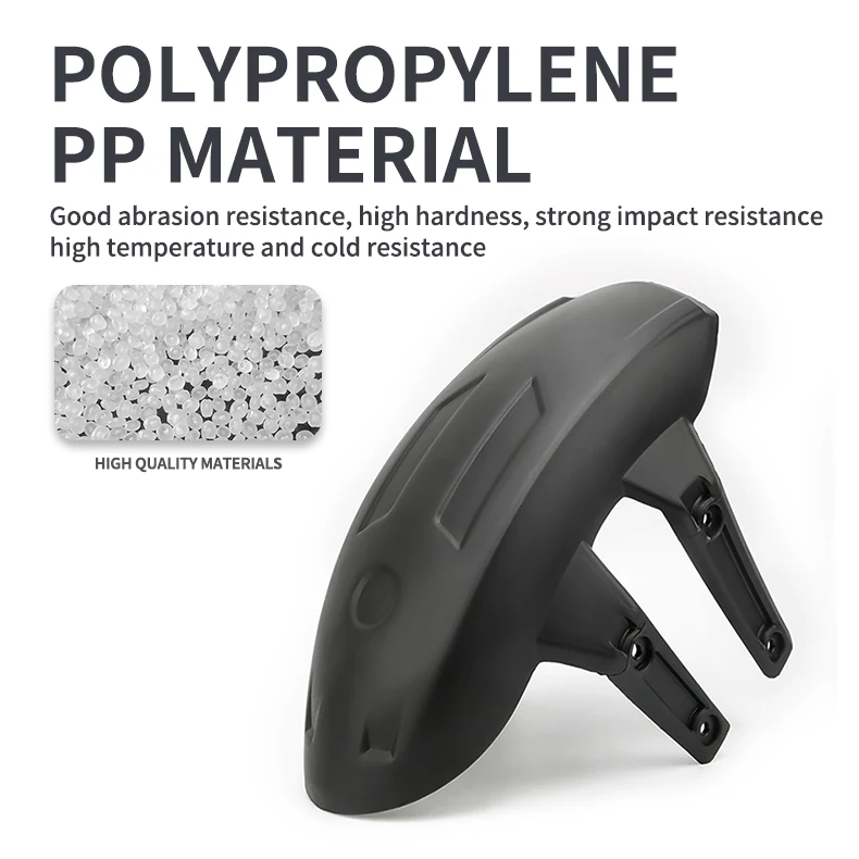 ヴィンテージブラックPPプラスチック改造パーツオフロードバイクリア 
