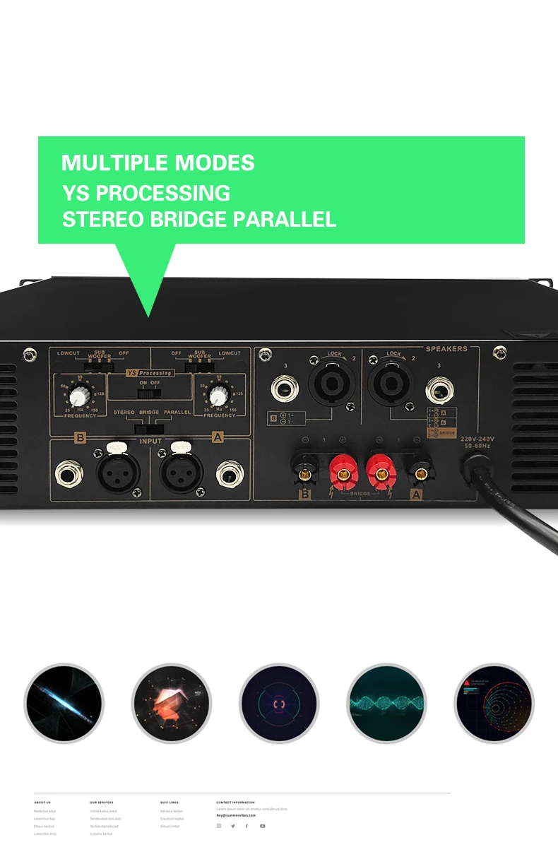 Pro4500 Stage Performance Audio Equipment 1000w*2 Highquality Power