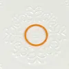 25mm aperture key ring - orange